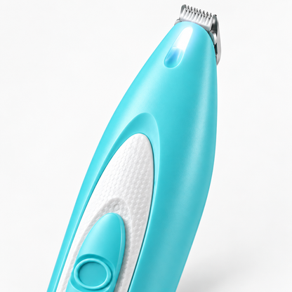 Rechargeable LED Pet Paw Hair Trimmer – Blue