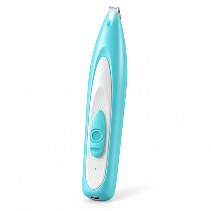 Rechargeable LED Pet Paw Hair Trimmer – Blue