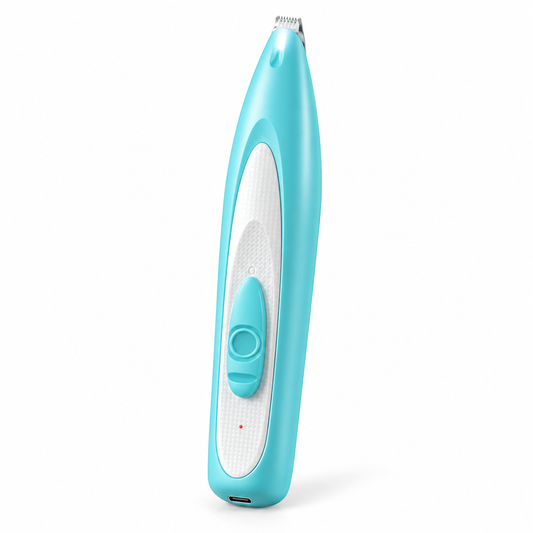 Rechargeable LED Pet Paw Hair Trimmer – Blue